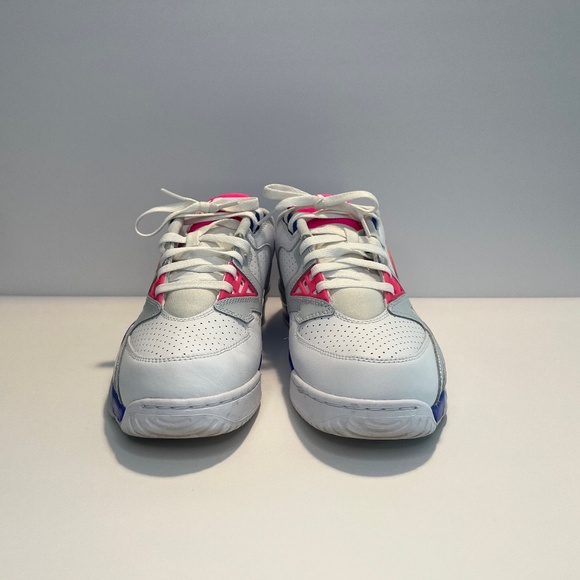 Nike Air Cross Trainer Low (Size 10.5) White/Pink/Blue – Pre-Owned w/ Box - Picture 3 of 5